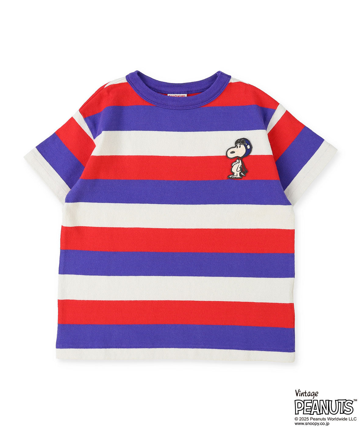 Wide Striped SNOOPY Tee