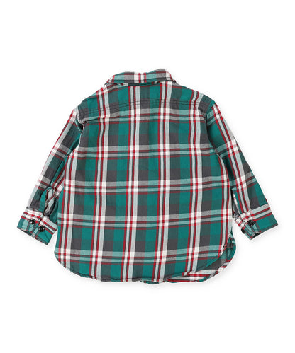 Uneven Plaid Shirt
