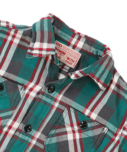Uneven Plaid Shirt