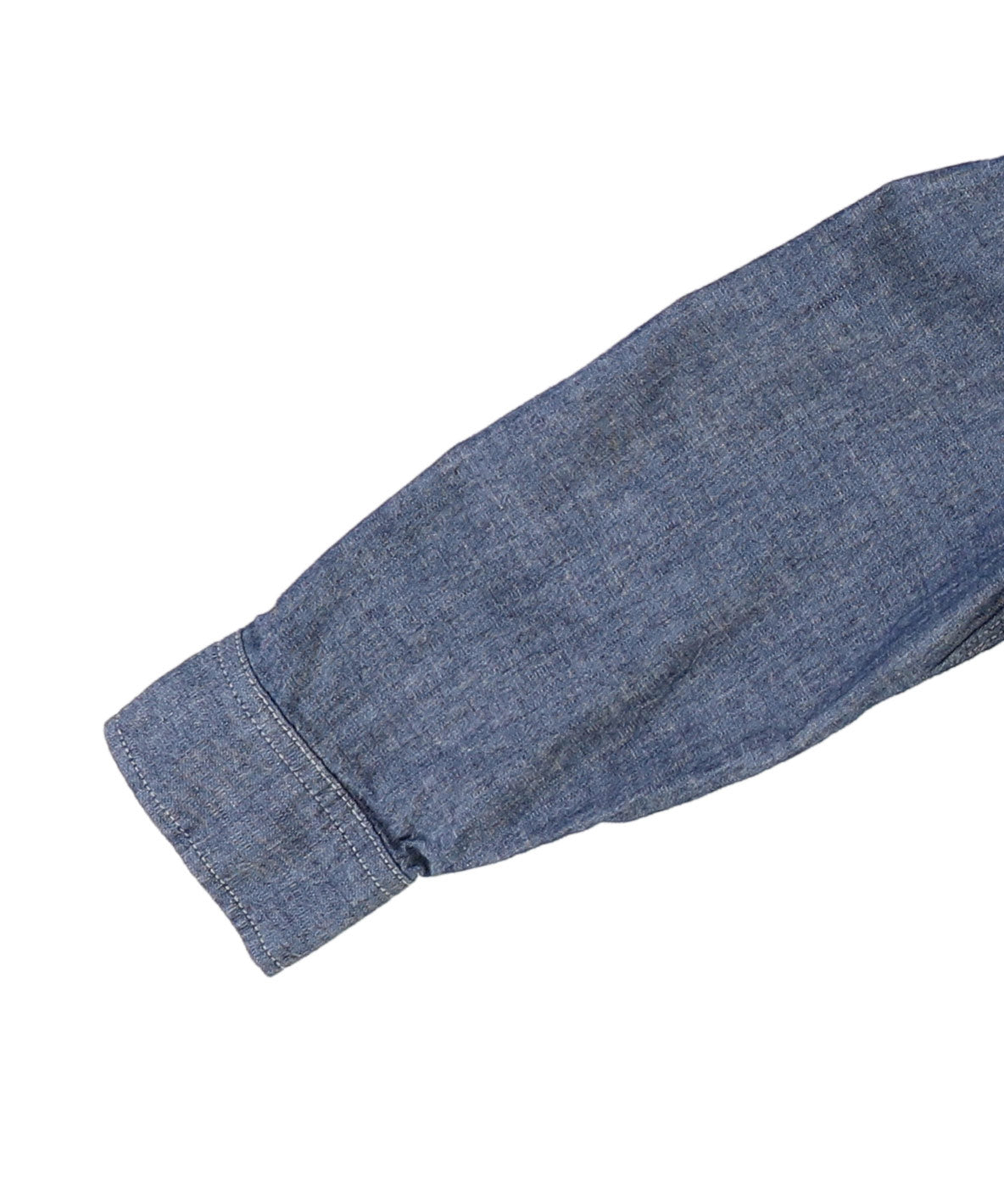 Chambray Remake Collarless Shirt