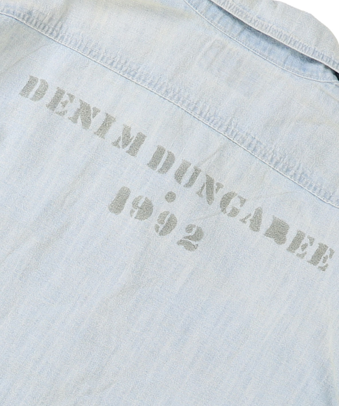 Uneven Dungaree Shirt(MENS)