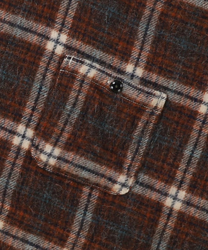 Shaggy Plaid Remake Shirt(LADIES)