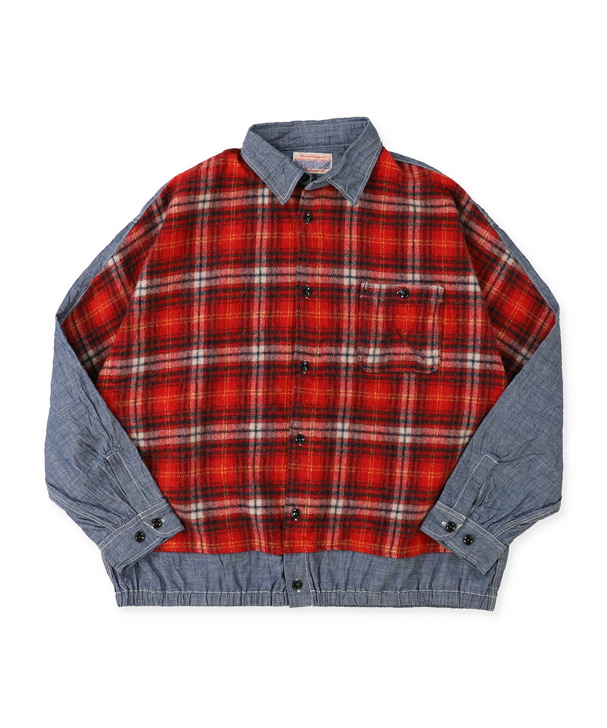 Shaggy Plaid Remake Shirt(LADIES)