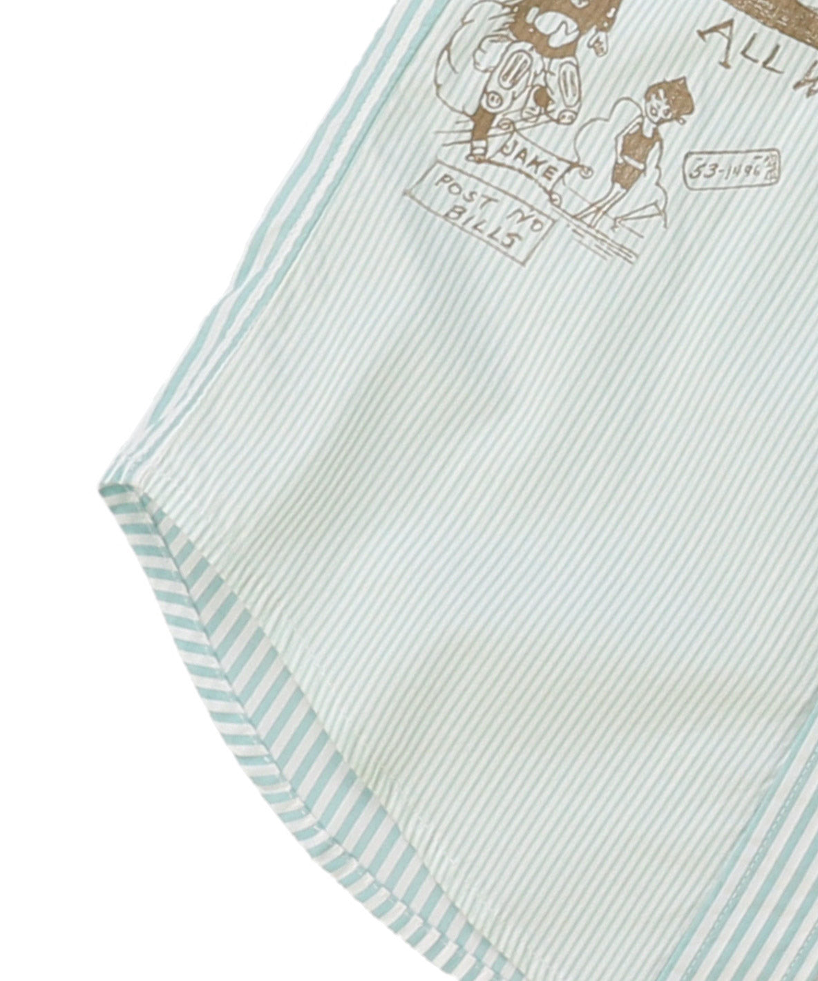 London Striped Broadcloth Scribble Shirt