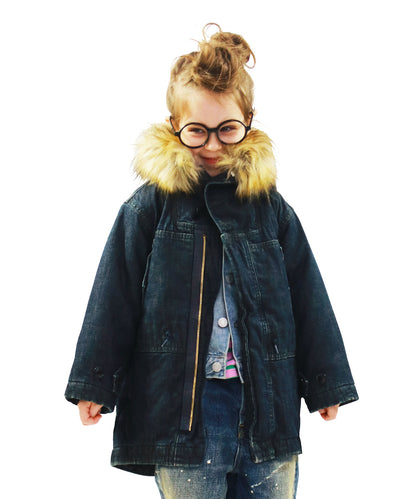 8oz Denim Eskimo Coat