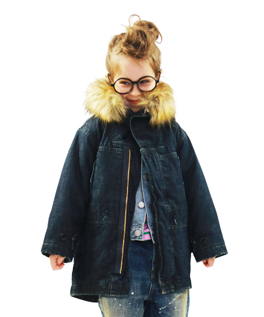 8oz Denim Eskimo Coat