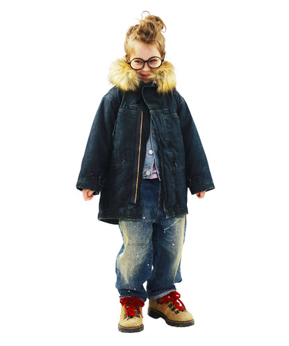8oz Denim Eskimo Coat