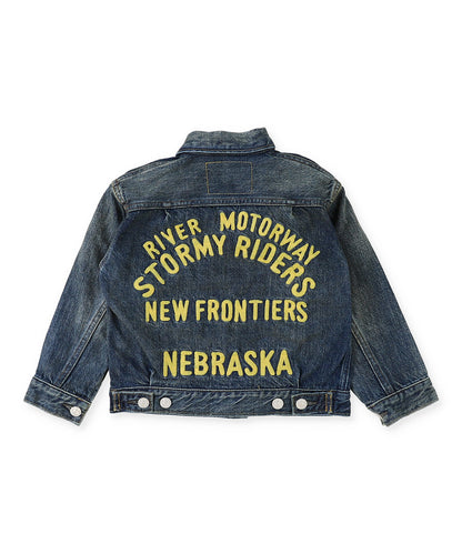 Air Denim Embroidery Jacket