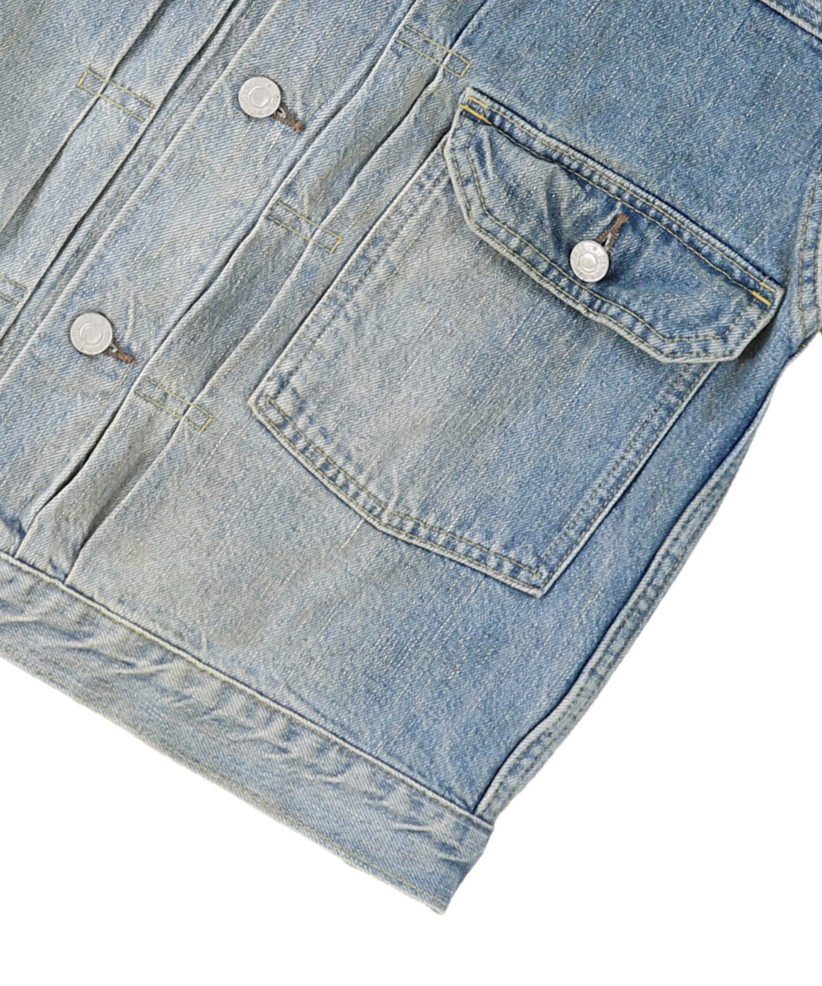 Air Denim Embroidery Jacket(LADIES)