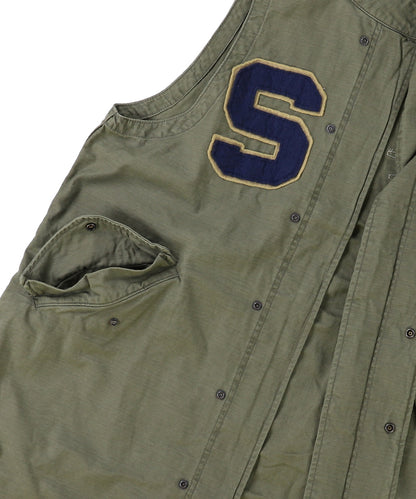 Back Satin Mods Remake Vest(LADIES)