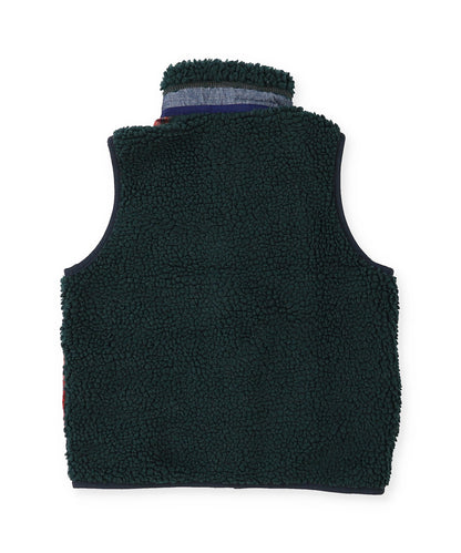 Shaggy Plaid Vest