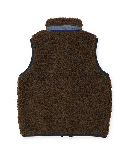 Shaggy Plaid Vest
