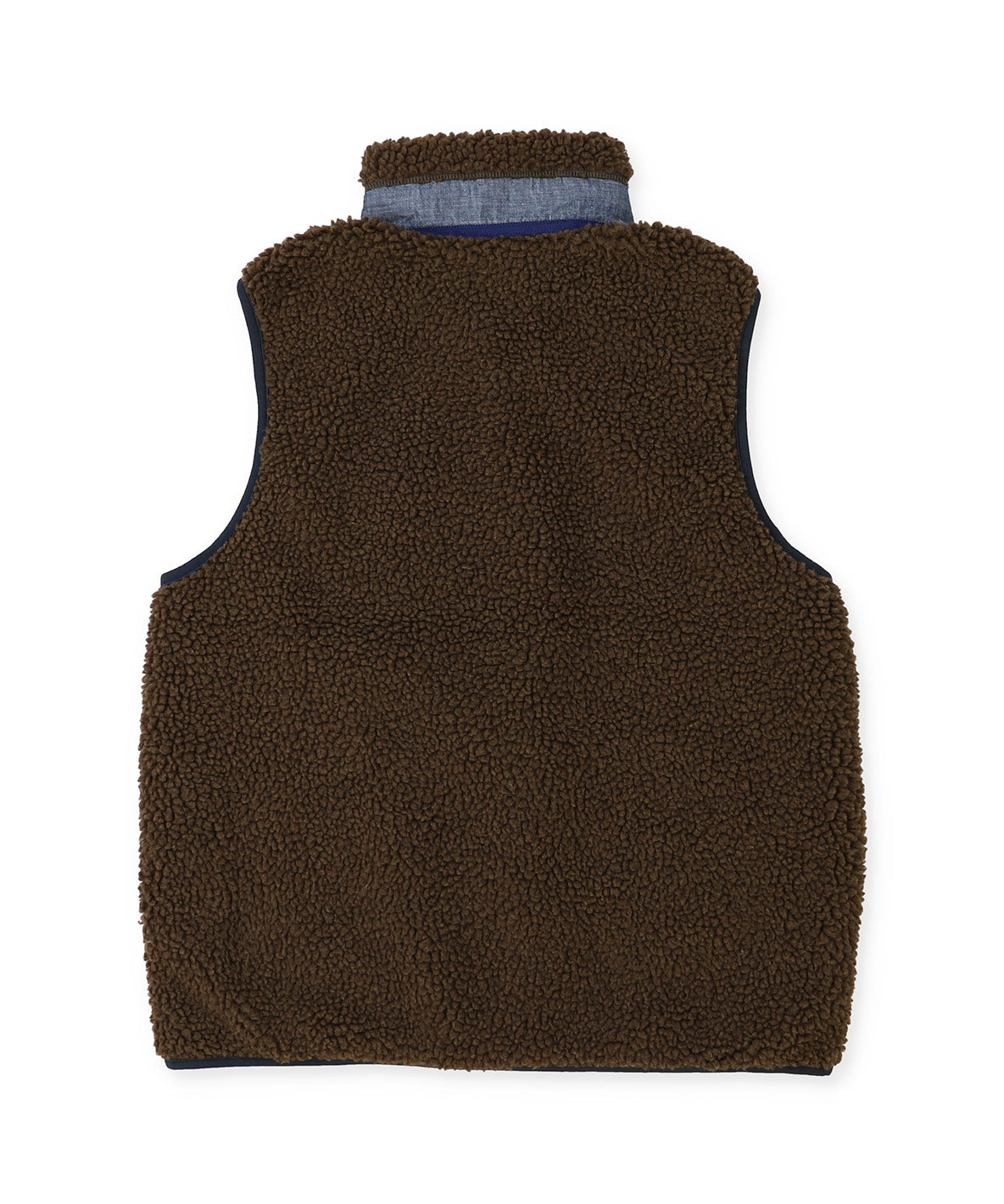 Shaggy Plaid Vest(LADIES)
