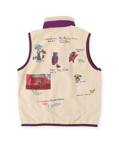 Fleece Scribble Vest