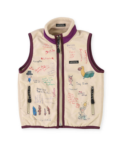 Fleece Scribble Vest