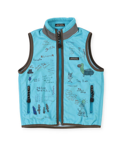 Fleece Scribble Vest
