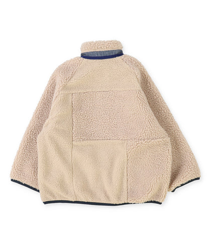 Polyester Shaggy Boa Jacket