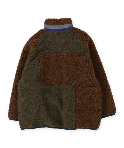 Polyester Shaggy Boa Jacket