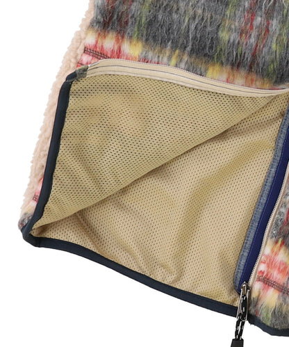 Polyester Shaggy Boa Jacket