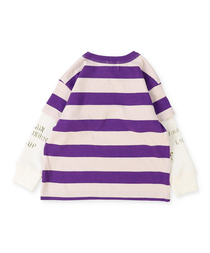 Wide Striped Layered Long Sleeve Tee