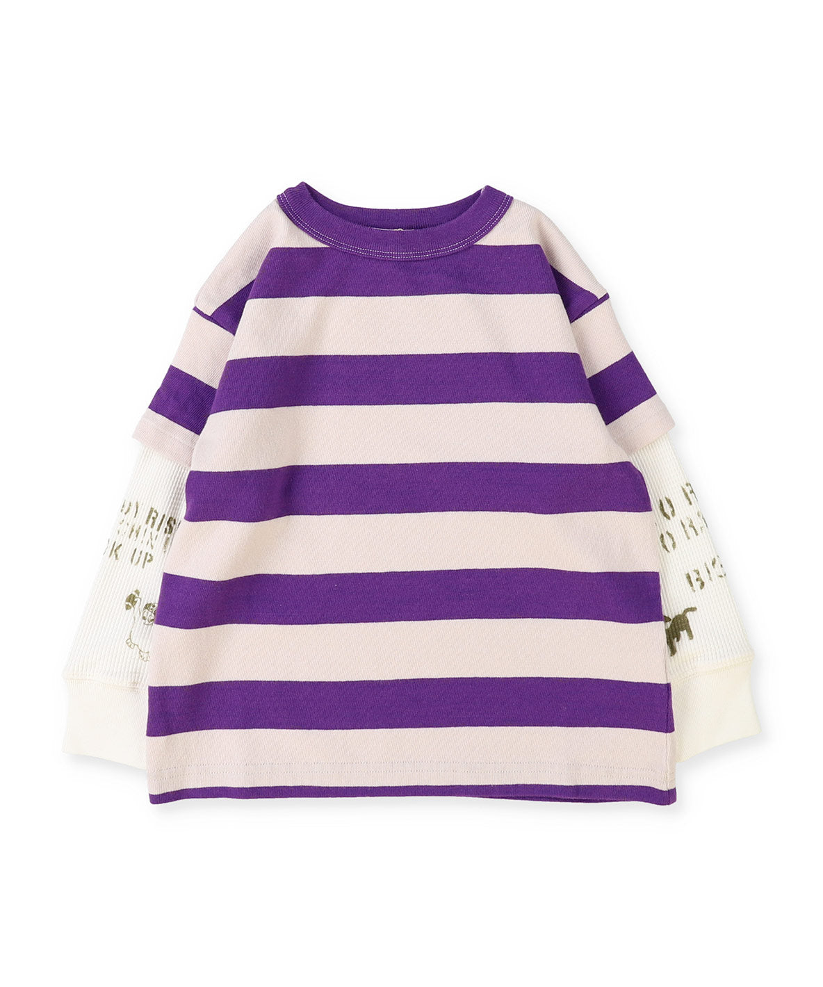 Wide Striped Layered Long Sleeve Tee