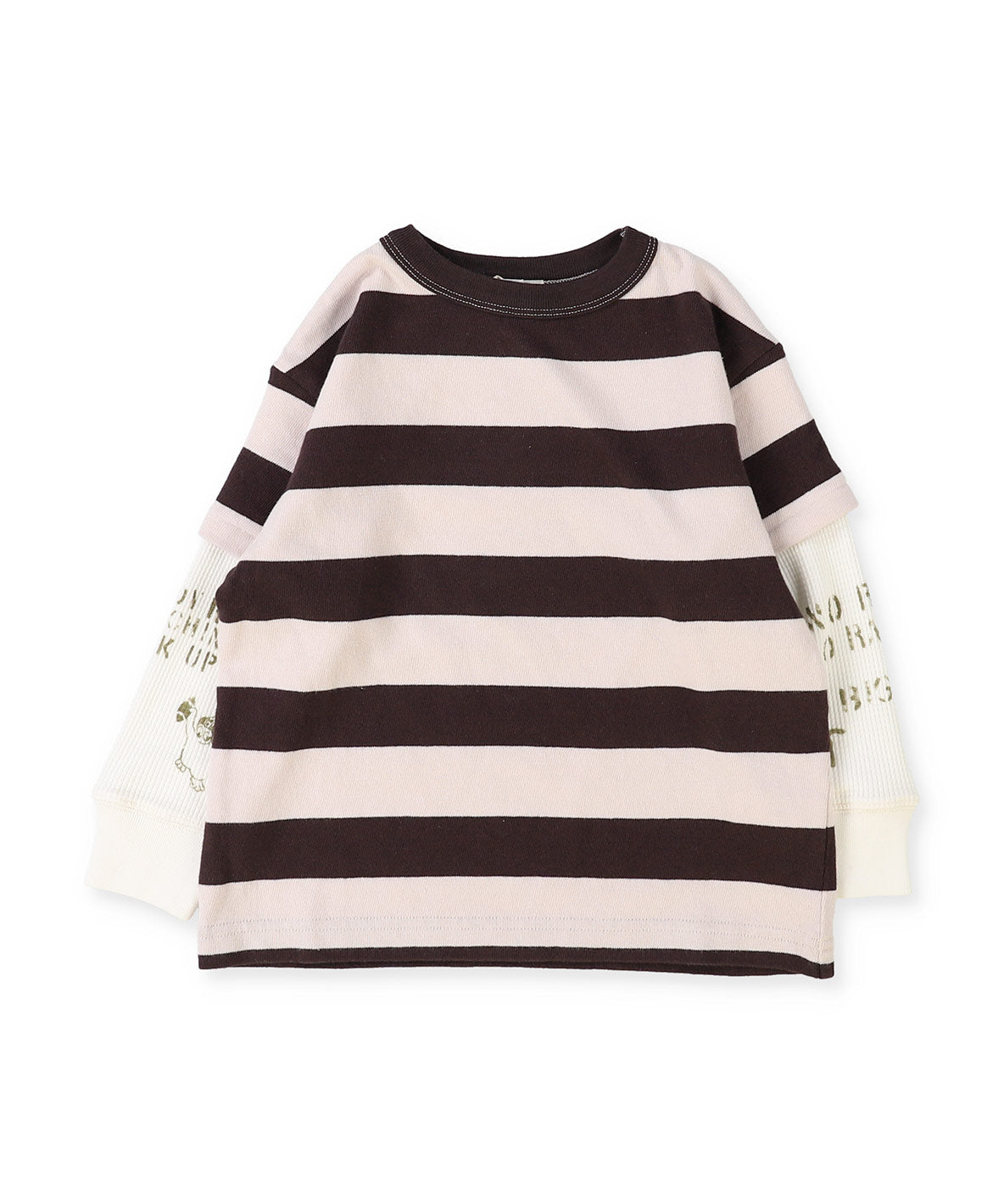 Wide Striped Layered Long Sleeve Tee