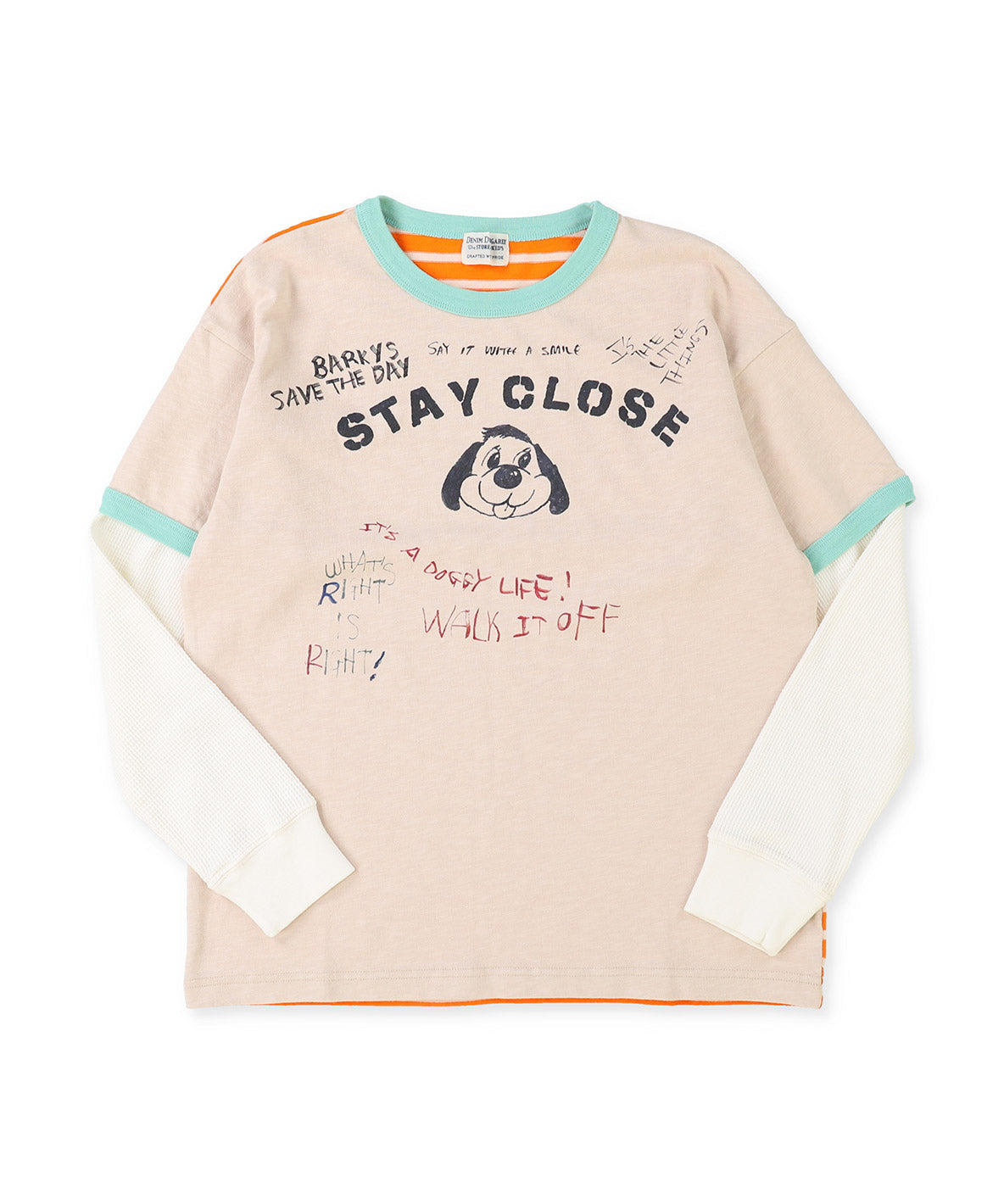 STAY CLOSE Long Sleeve Tee(LADIES)