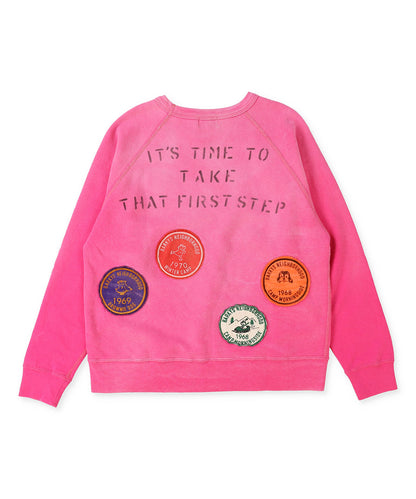 Vintage Fleece Patch Sweatshirt(LADIES)
