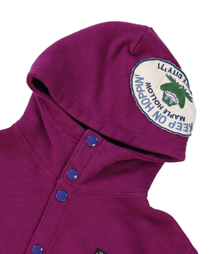 Patch Sweat Hoodie Jacket