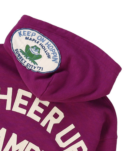 Patch Sweat Hoodie Jacket