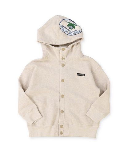 Patch Sweat Hoodie Jacket