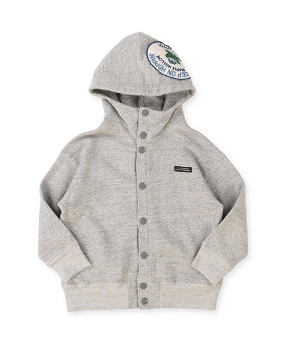 Patch Sweat Hoodie Jacket