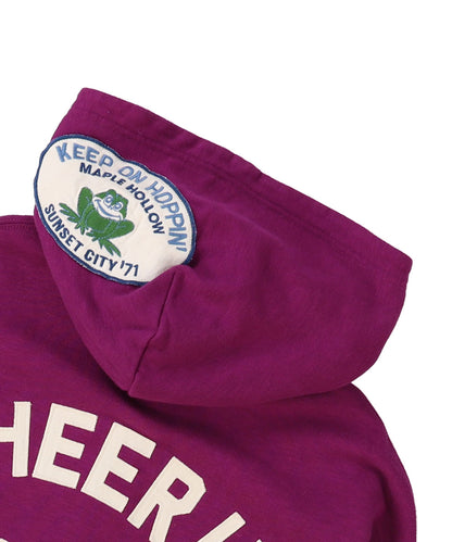 Patch Sweat Hoodie Jacket(LADIES)