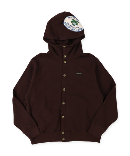 Patch Sweat Hoodie Jacket(LADIES)