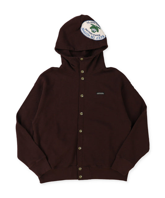 Patch Sweat Hoodie Jacket(LADIES)