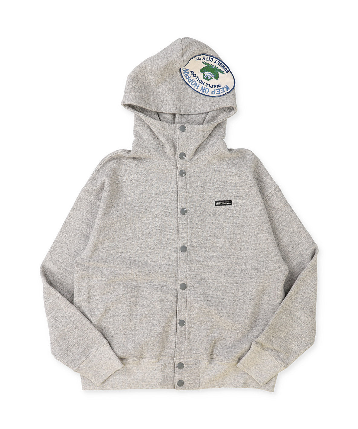 Patch Sweat Hoodie Jacket(LADIES)