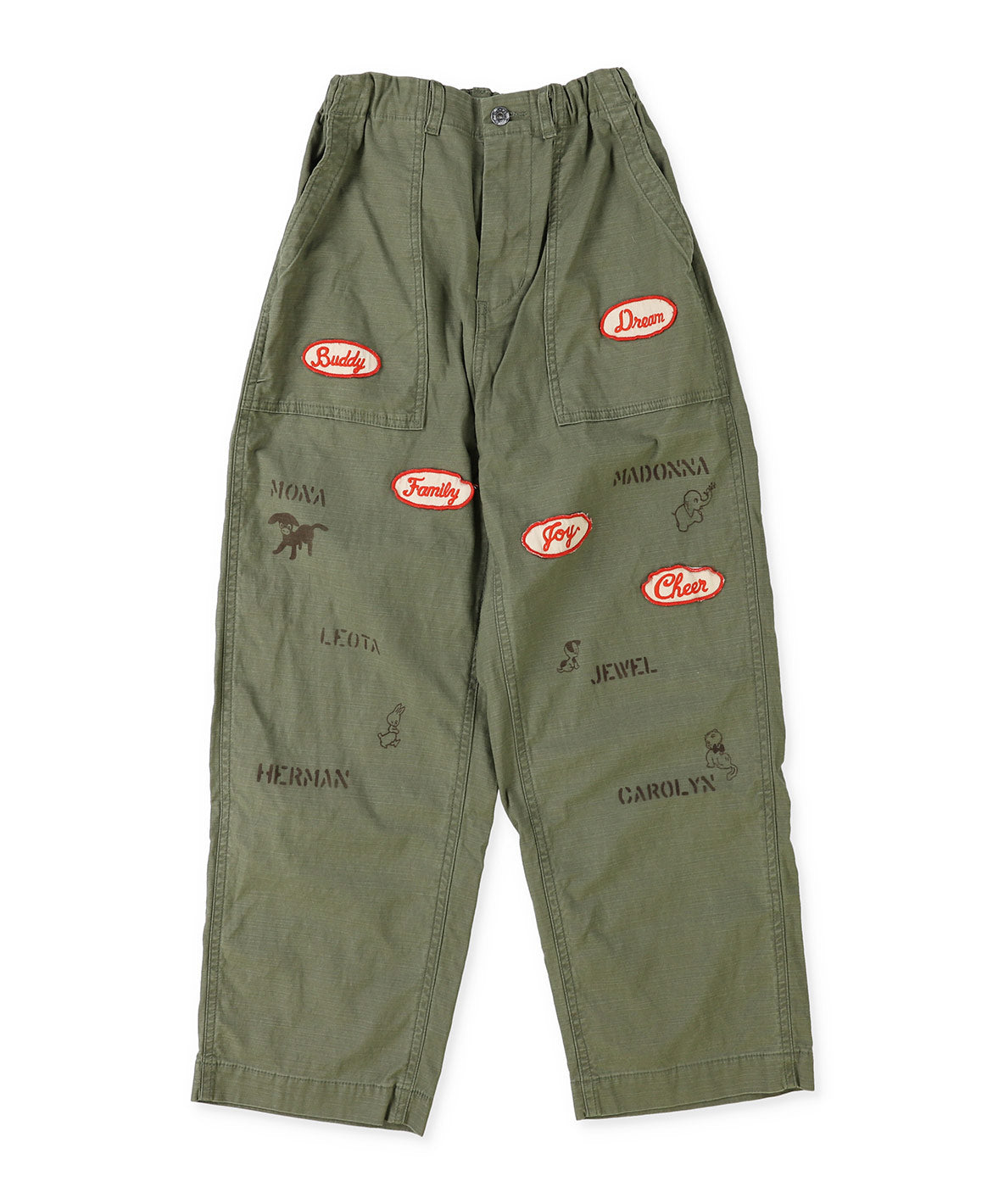 Stretch Back Satin Pants(LADIES)