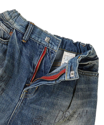 Air Denim Scribble Easy Pants