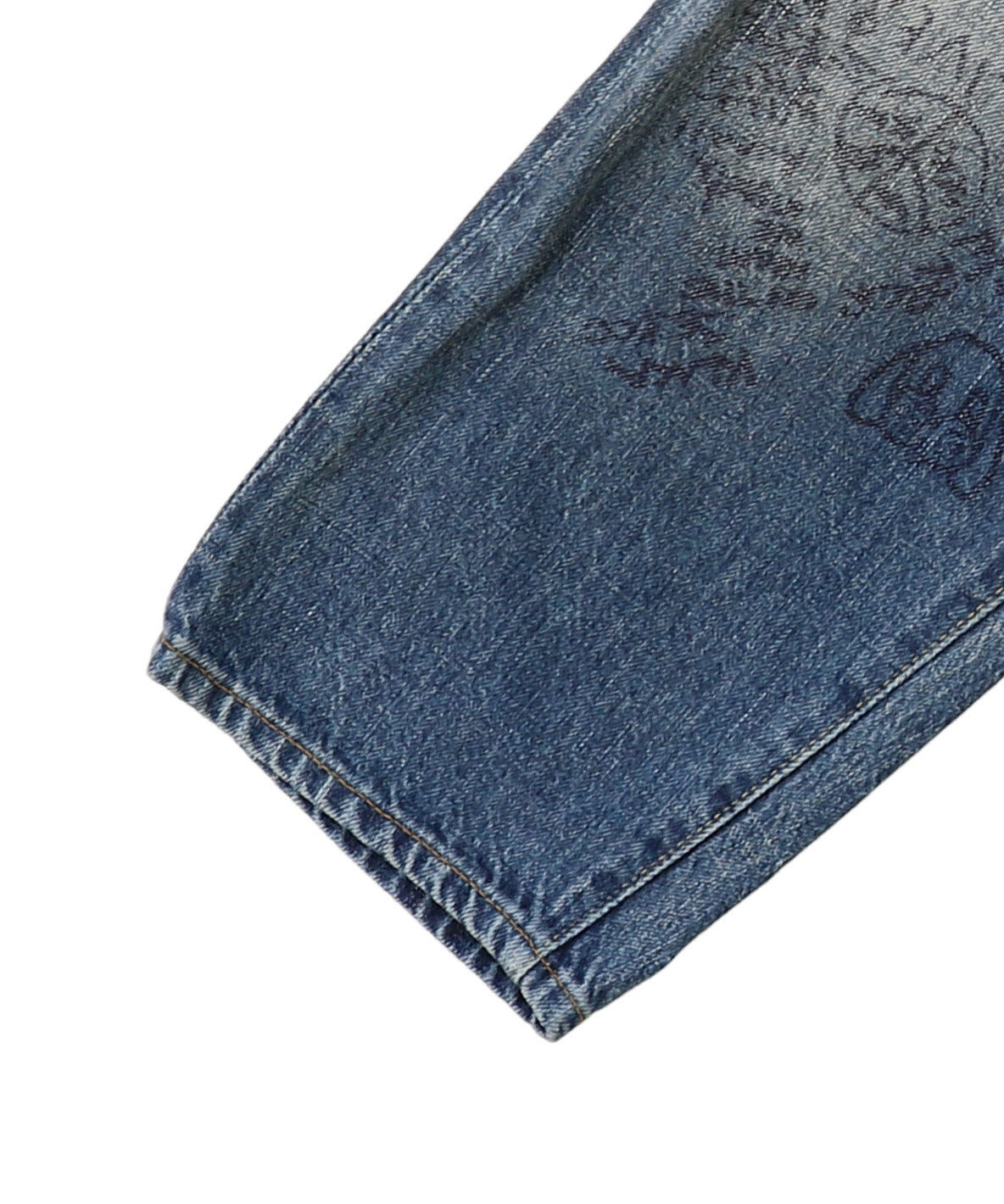 Air Denim Scribble Easy Pants