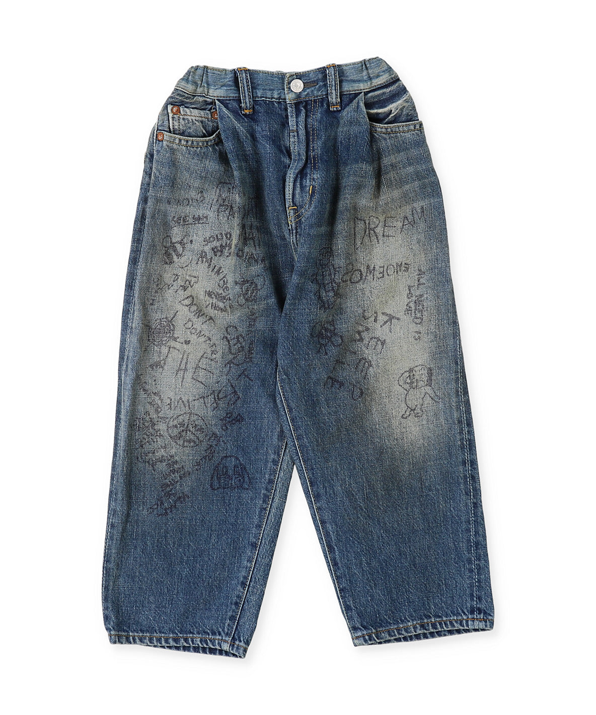 Air Denim Scribble Easy Pants