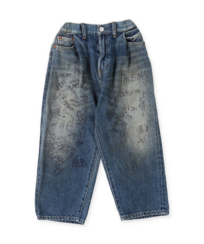 Air Denim Scribble Easy Pants