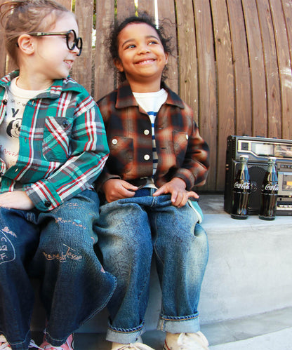 Air Denim Scribble Easy Pants