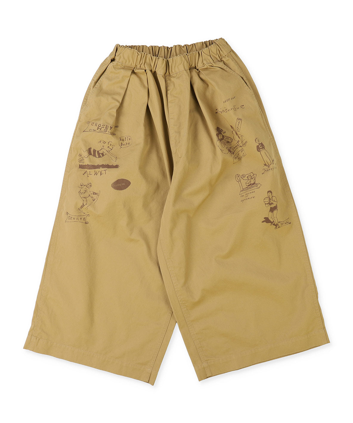 Compact Chino Gaucho Pants(LADIES)