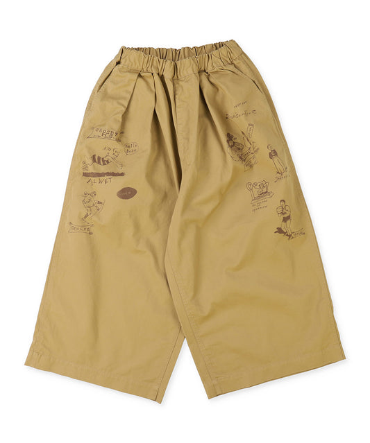 Compact Chino Gaucho Pants(LADIES)