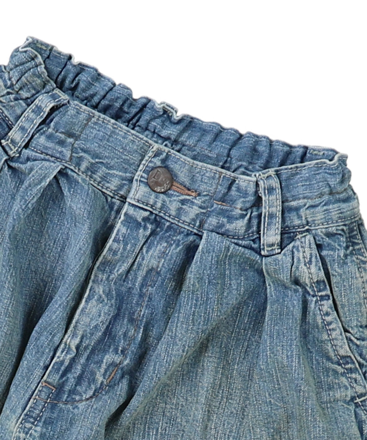 8oz Denim Scribble Balloon Pants