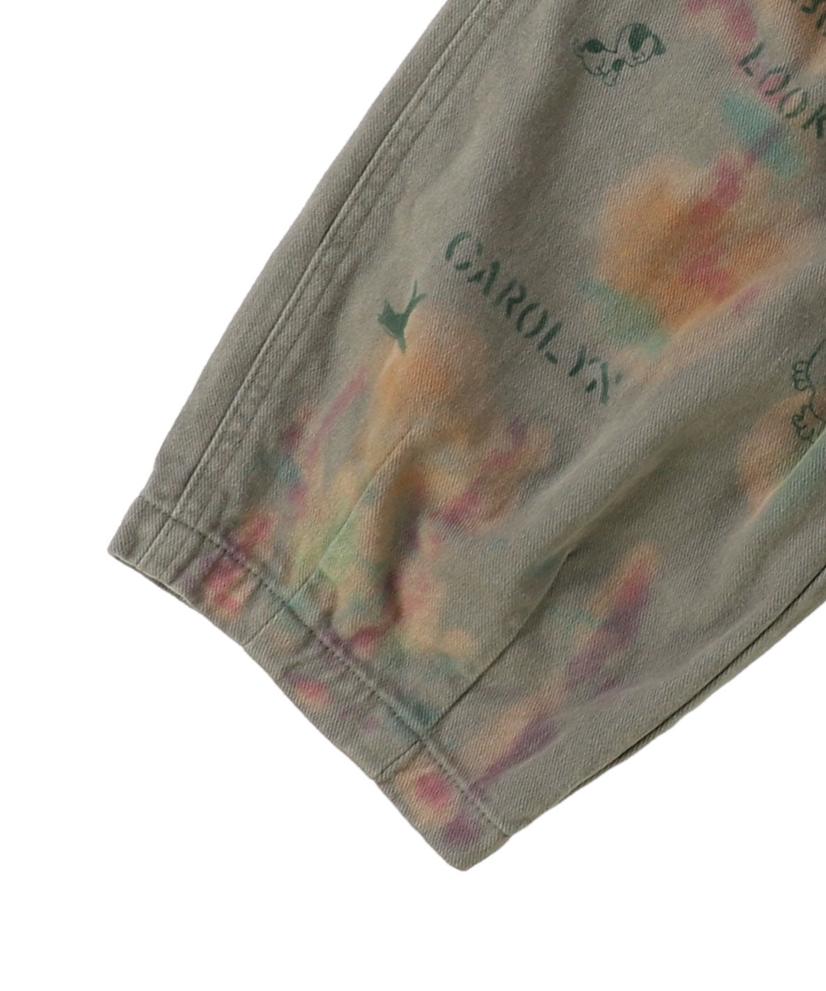 Wool-back Twill Colorful Balloon Pants