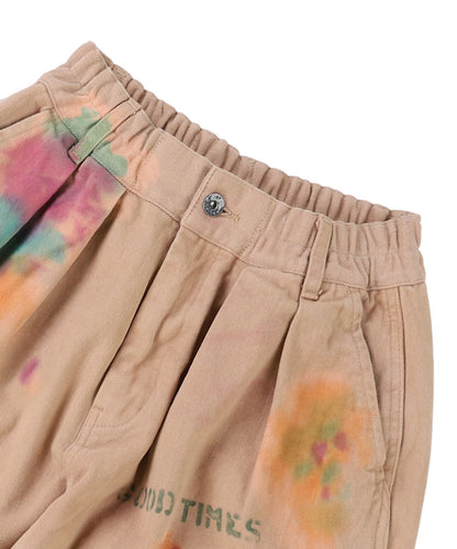 Wool-back Twill Colorful Balloon Pants(LADIES)