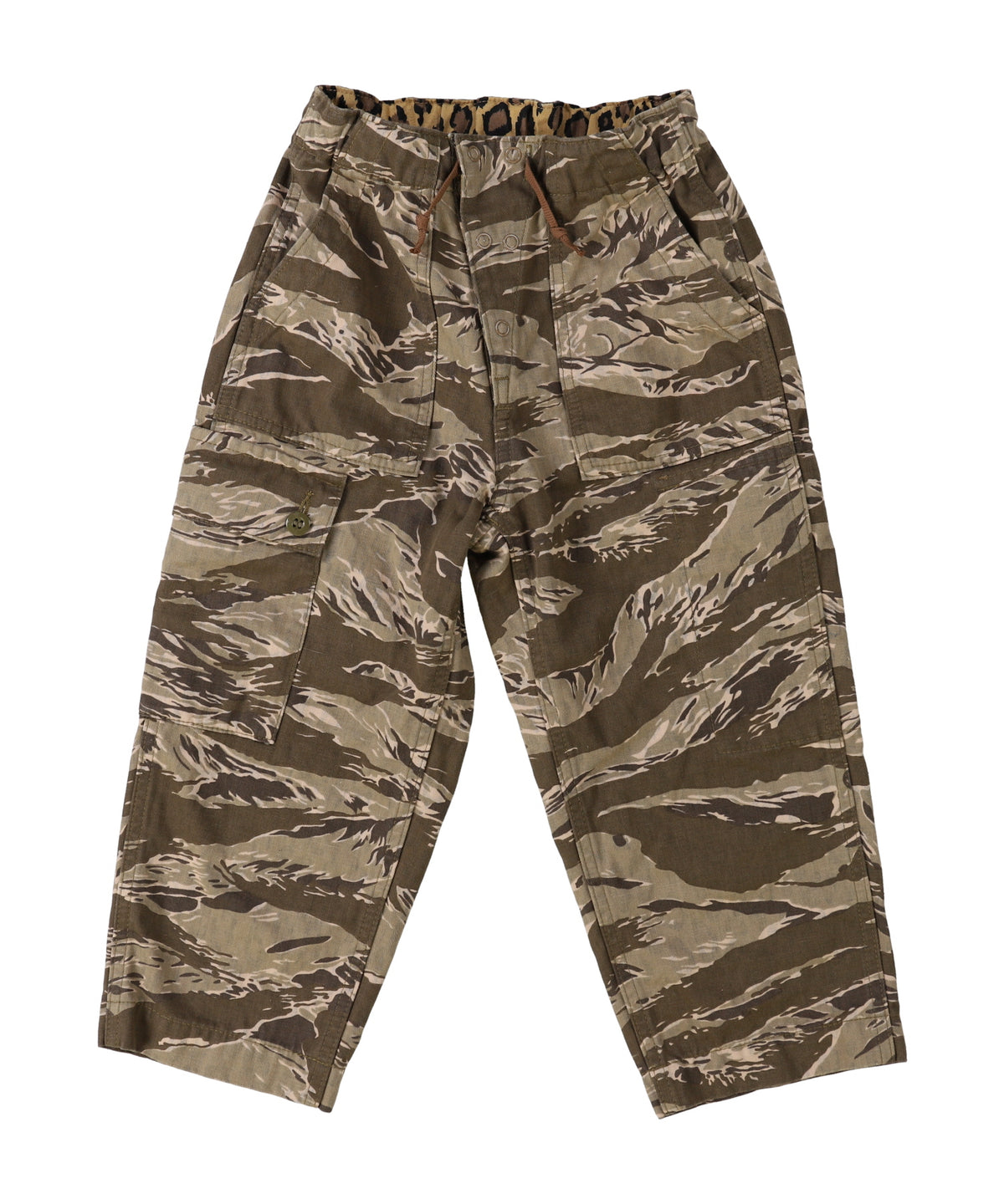 Reversible Herringbone Cargo Pants