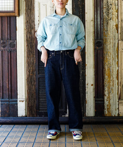 Airy Denim 5 Pocket Pants(LADIES)