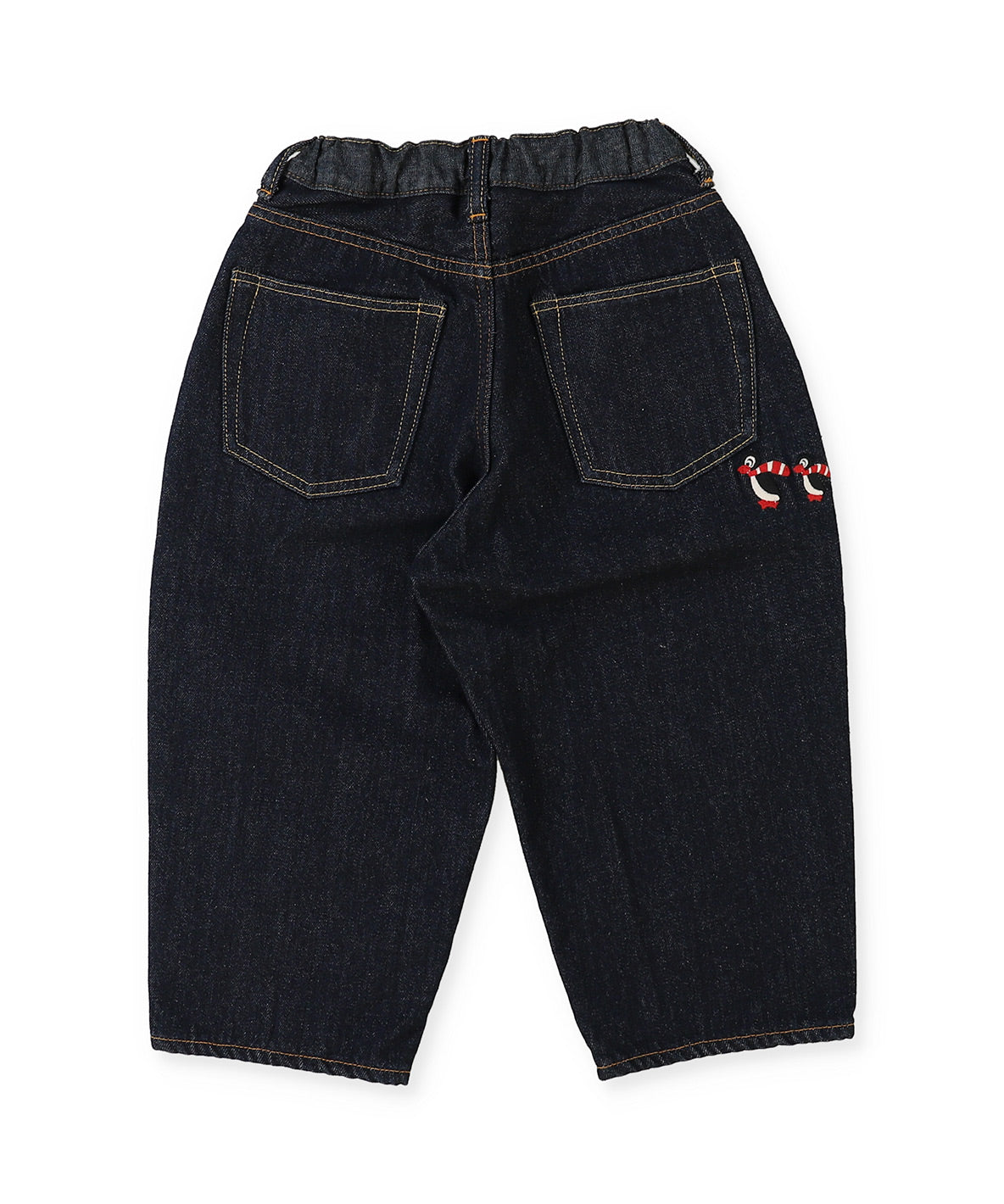 Wool-lining Denim Easy Pants